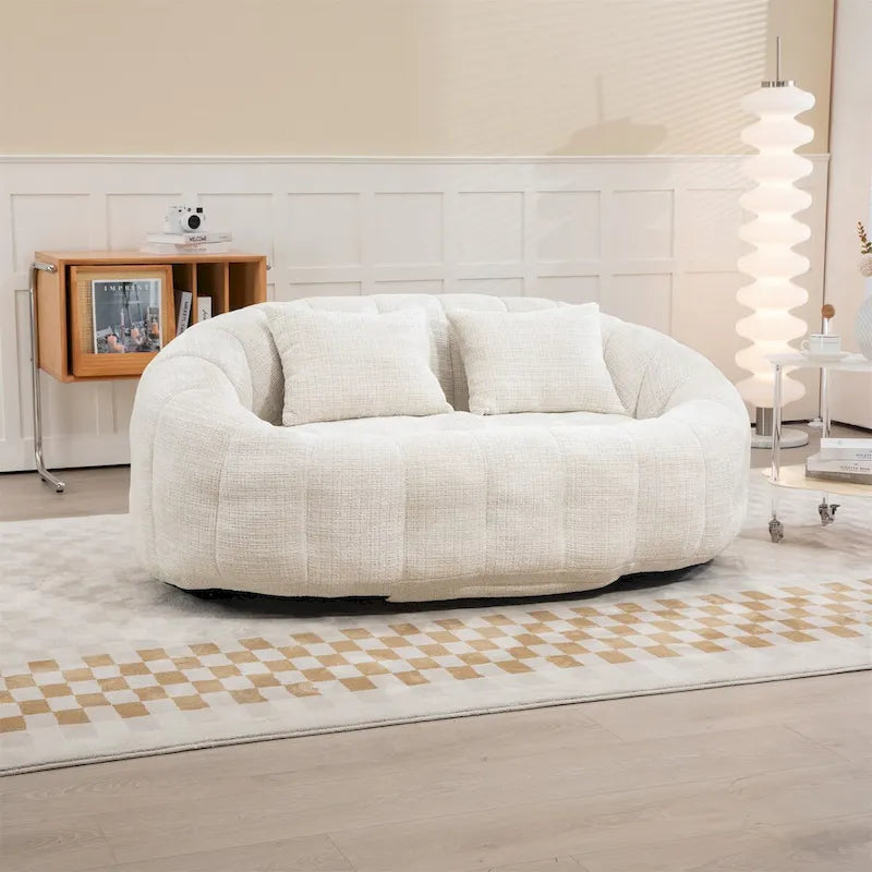 Sitzsack aus Chenille, Relaxsofa