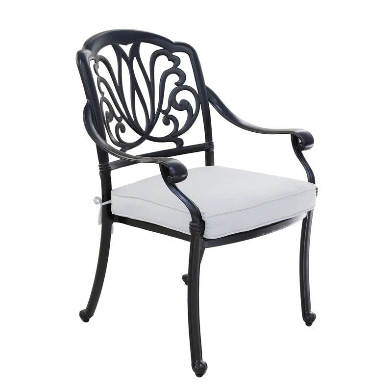 Ensemble repas de 13 pièces en aluminium gris canon de fusil Manasquan par Havenside Home