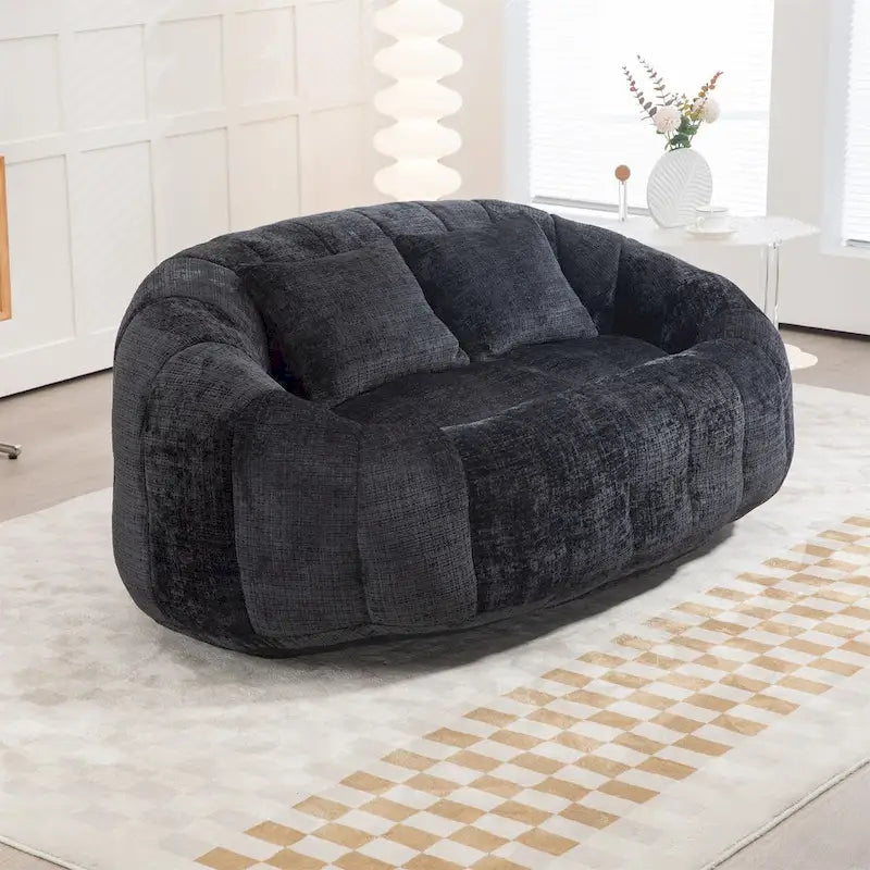 Sitzsack aus Chenille, Relaxsofa