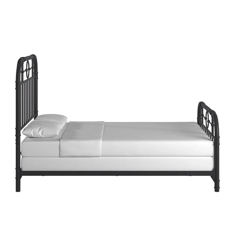 Black Metal Bed