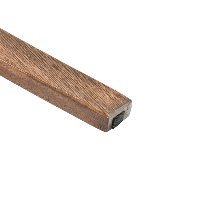 Juego de comedor de 5 piezas de madera maciza de 47 L (1 mesa + 4 sillas con respaldo de listones)