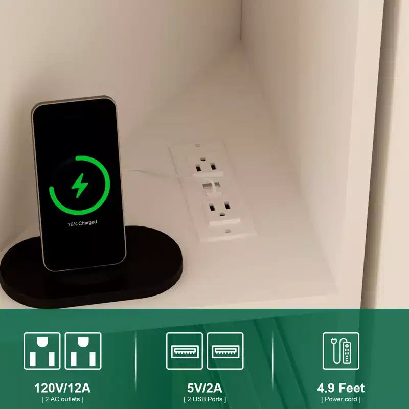 Mueble de TV de esquina para televisores de hasta 55 pulgadas, consola multimedia estilo granja con puerta de granero, estantes abiertos y gabinete de almacenamiento, blanco