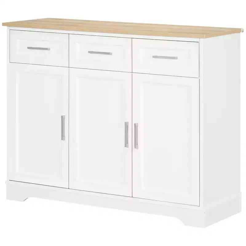 Modern keukenbuffet met opbergruimte, keukeneiland, kast voor eetkamer en woonkamer