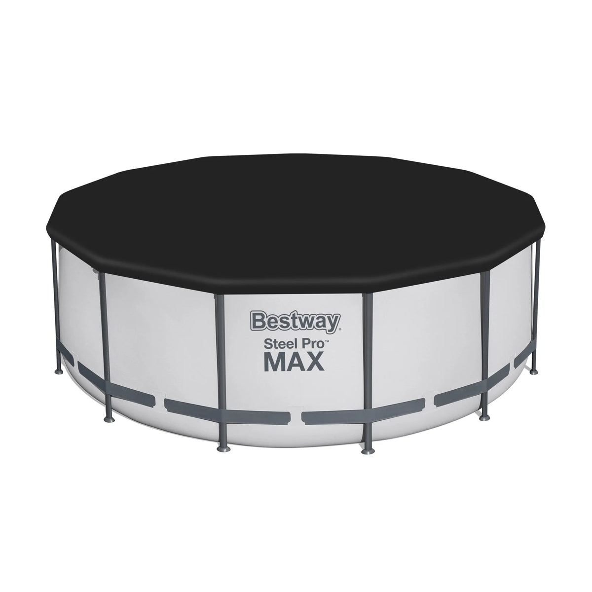 Bestway Steel Pro MAX rond bovengronds zwembad met pomp en afdekzeil