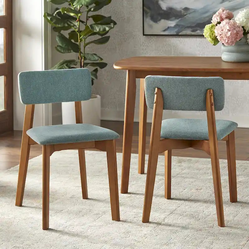 Simple Living Nettie-eetset van massief hout, 4-delig