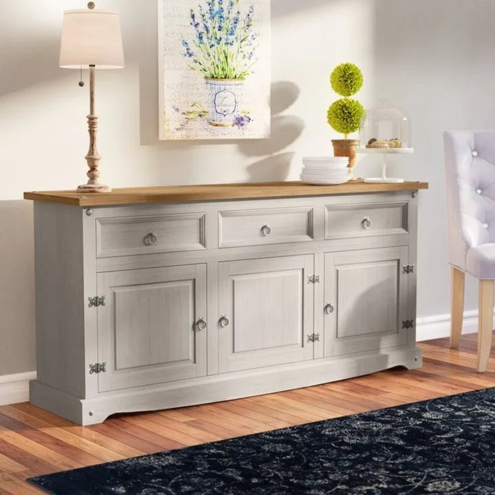 65 Wood Buffet Sideboard Farmhouse - Corona Collection