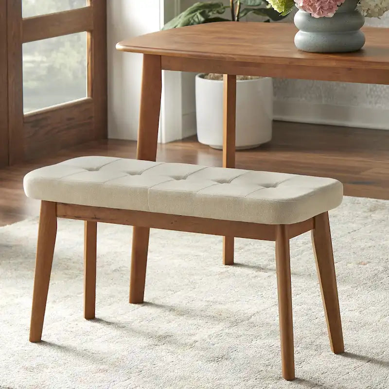Simple Living Nettie-eetset van massief hout, 4-delig