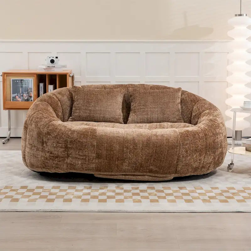Sitzsack aus Chenille, Relaxsofa