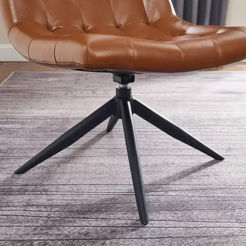 Armless Swivel Home Office Chair