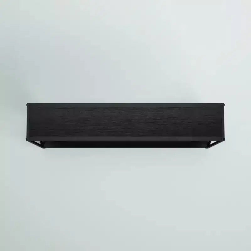 Slim Profile Console Table with X-Frame and Lower Shelf
