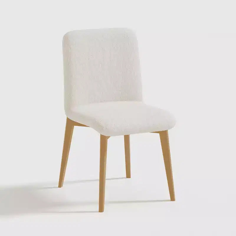 Dining Chair with Natural Wood Legs for Kitchen and Dining Area