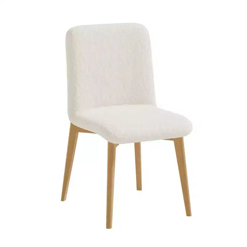 Dining Chair with Natural Wood Legs for Kitchen and Dining Area