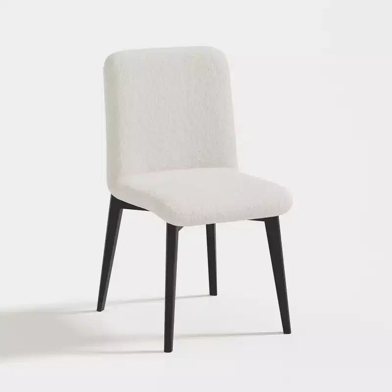 Dining Chair with Natural Wood Legs for Kitchen and Dining Area