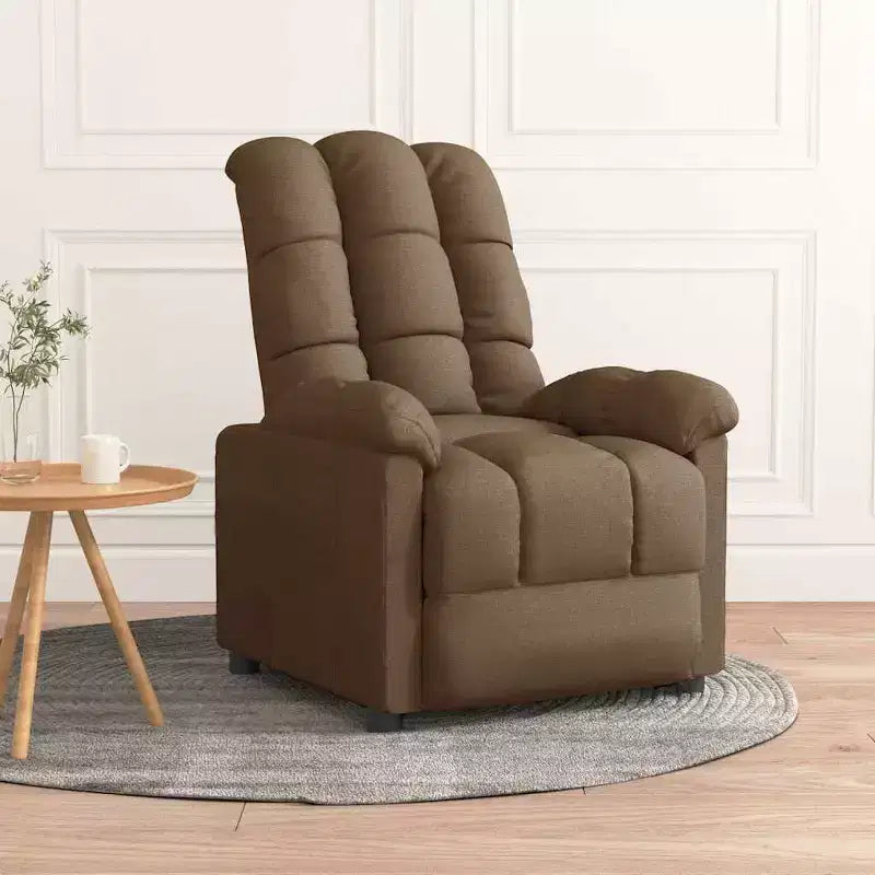 Recliner Chair with Adjustable Backrest and Footrest, Modern Lounge Chair Thick Padded Seat for Living Room & Bedroom