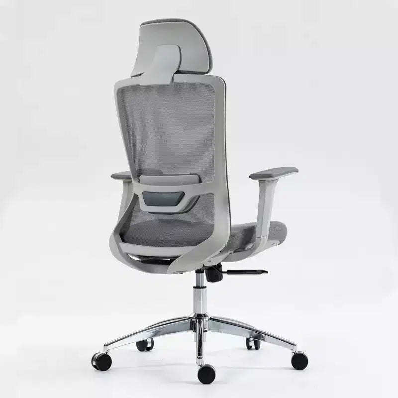 High-Back Mesh Computer Chair with Headrest and Wheels, Desk Chair for Office, Study, Reading Room