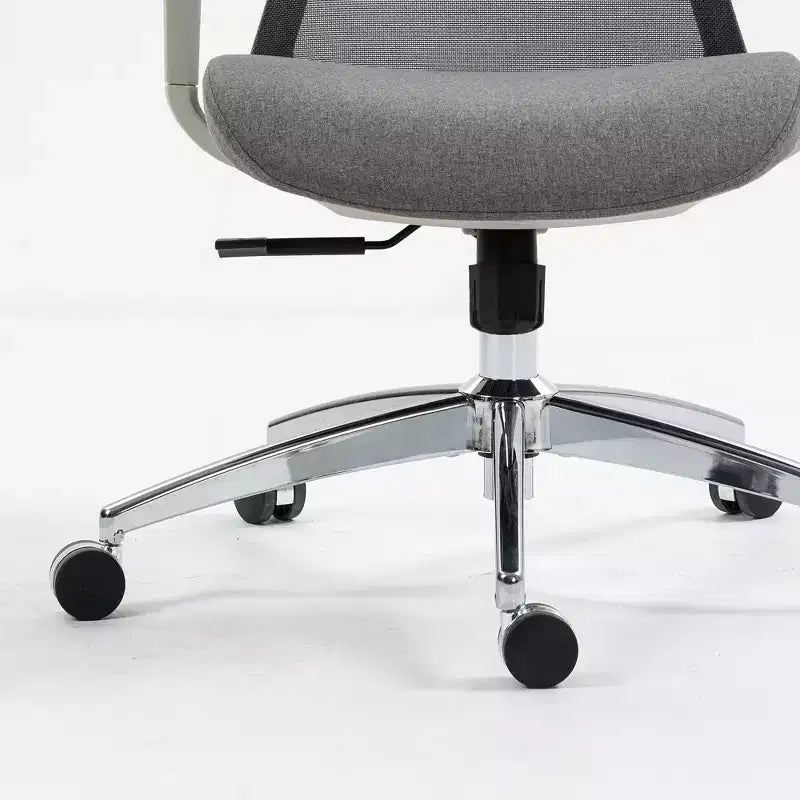 High-Back Mesh Computer Chair with Headrest and Wheels, Desk Chair for Office, Study, Reading Room