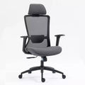 High-Back Mesh Computer Chair with Headrest and Wheels, Desk Chair for Office, Study, Reading Room