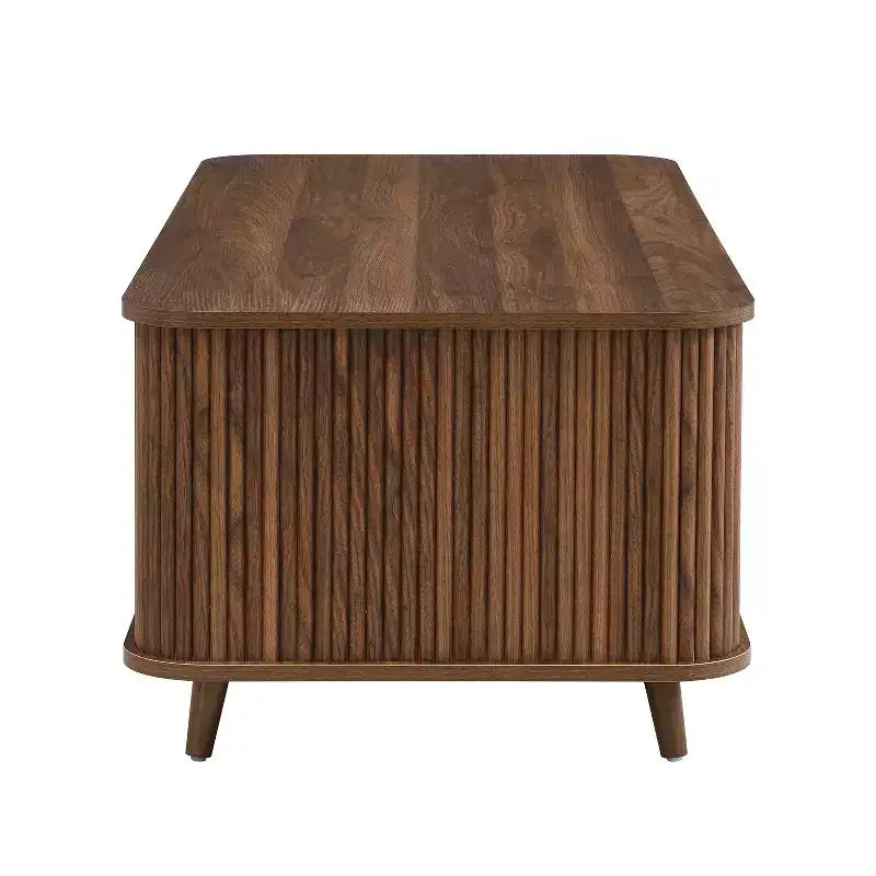 Nova Multi-Storage Coffee Table with Sliding Doors and Drawer