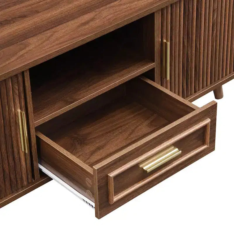 Nova Multi-Storage Coffee Table with Sliding Doors and Drawer