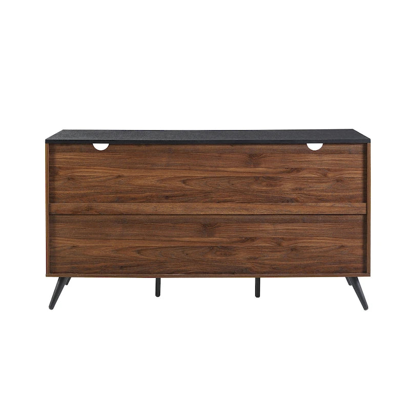 Buffet mit Schiebetüren und Lamellenfront von Middlebrook Designs