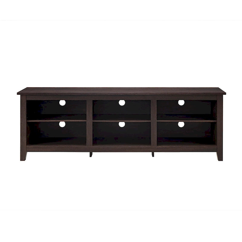 Meuble TV en bois de 70 pouces Middlebrook Designs avec rangement ouvert