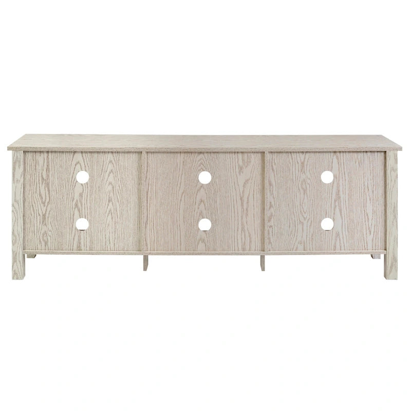 Meuble TV en bois de 70 pouces Middlebrook Designs avec rangement ouvert