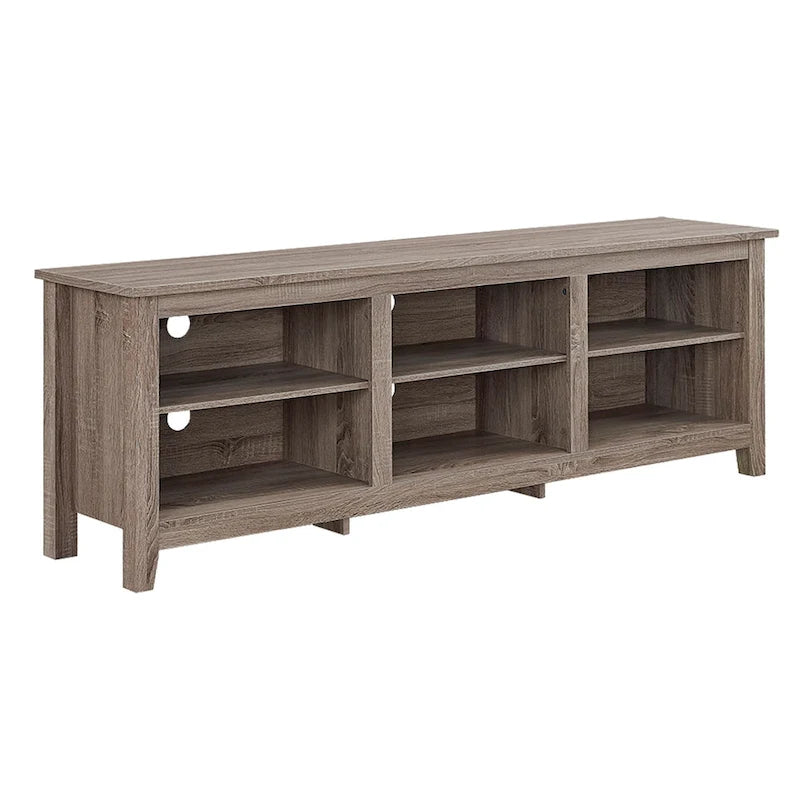 Meuble TV en bois de 70 pouces Middlebrook Designs avec rangement ouvert