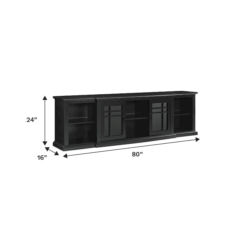 Mobile TV Classic Breakfront Middlebrook da 80 pollici