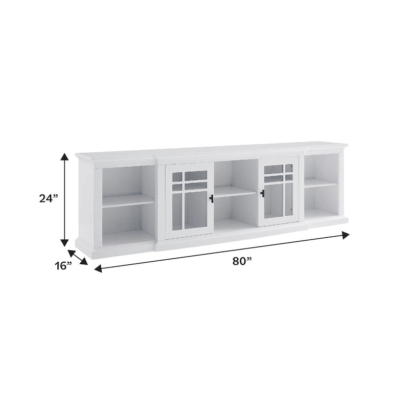 Mobile TV Classic Breakfront Middlebrook da 80 pollici