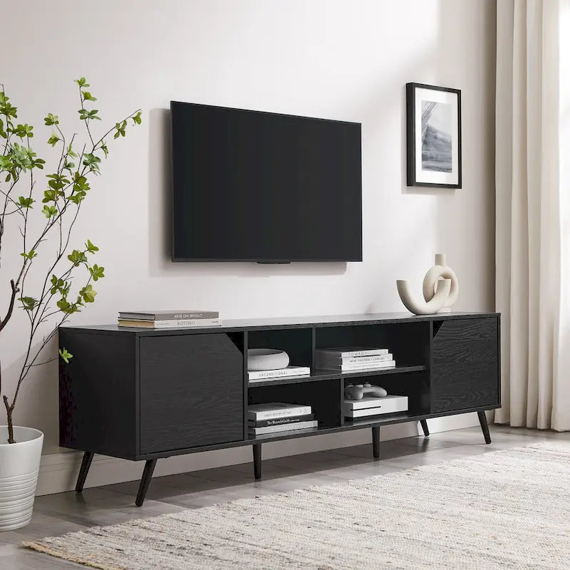 Middlebrook Designs Mid-Century-Moderner 70-Inch-TV-Ständer
