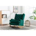 Fauteuil à bascule capitonné moderne 33.8
