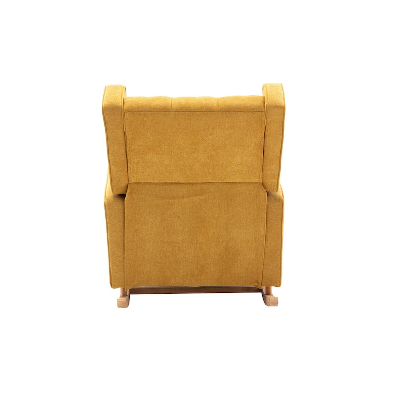 Fauteuil à bascule capitonné moderne 33.8