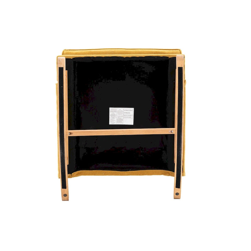 Fauteuil à bascule capitonné moderne 33.8
