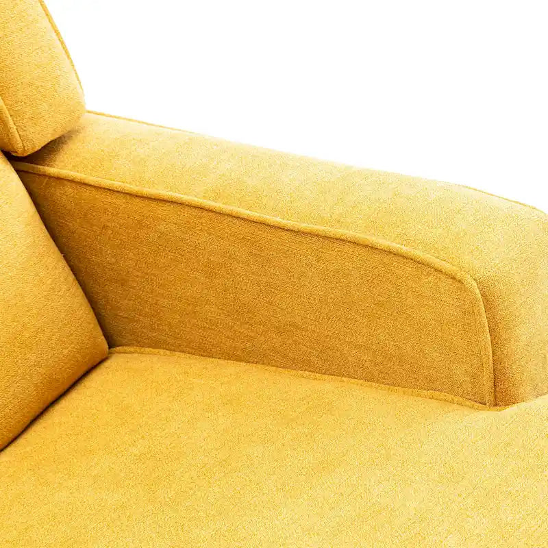 Fauteuil à bascule capitonné moderne 33.8