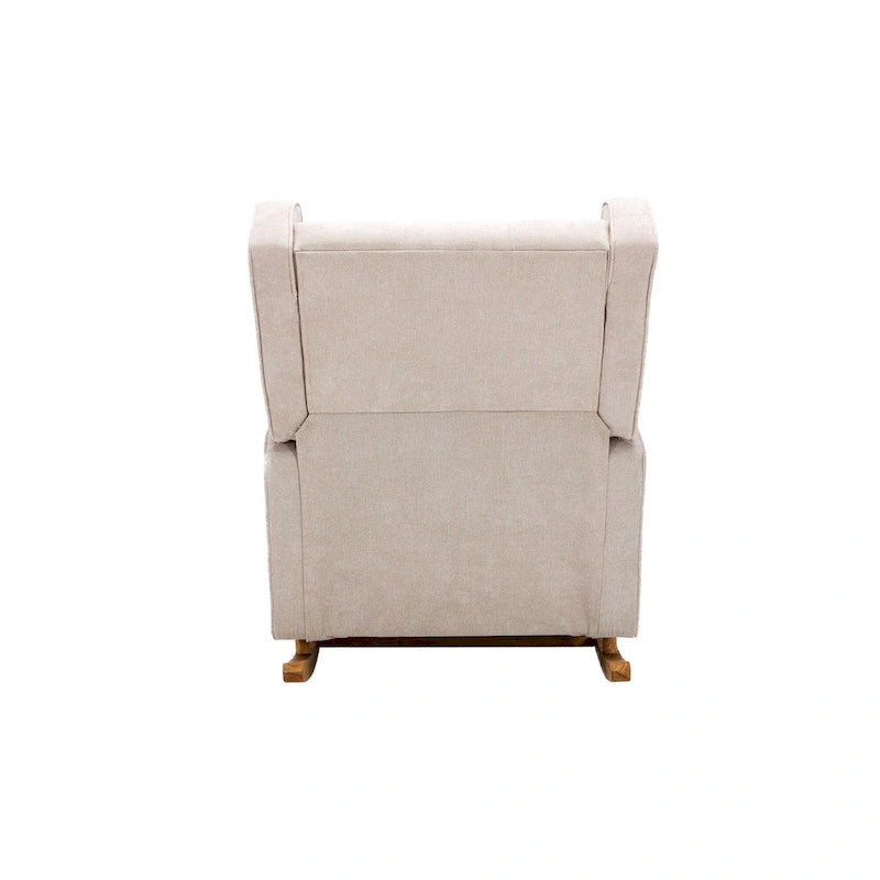 Fauteuil à bascule capitonné moderne 33.8