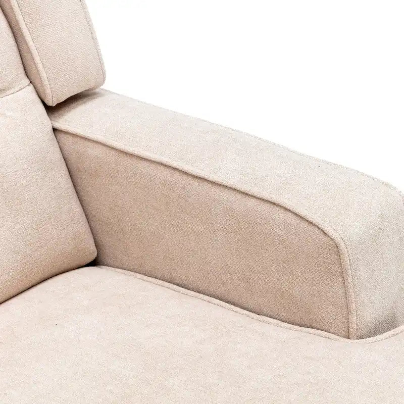 Fauteuil à bascule capitonné moderne 33.8