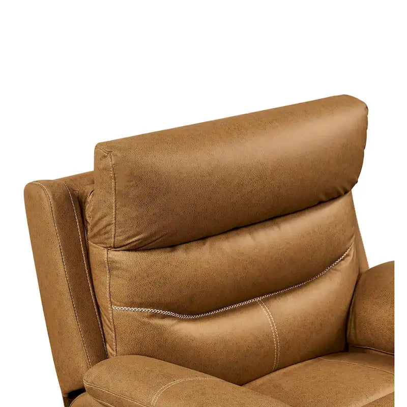Christopher Knight Home – Fauteuil inclinable pivotant et berçant Liyasi à double moteur OKIN, position infinie, appuie-tête électrique et recharge USB