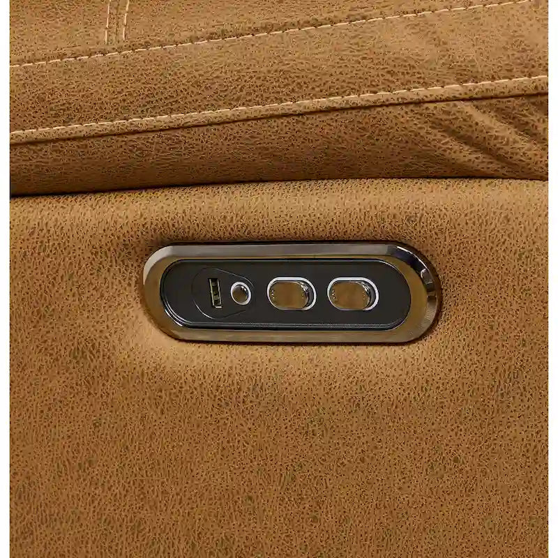 Christopher Knight Home – Fauteuil inclinable pivotant et berçant Liyasi à double moteur OKIN, position infinie, appuie-tête électrique et recharge USB