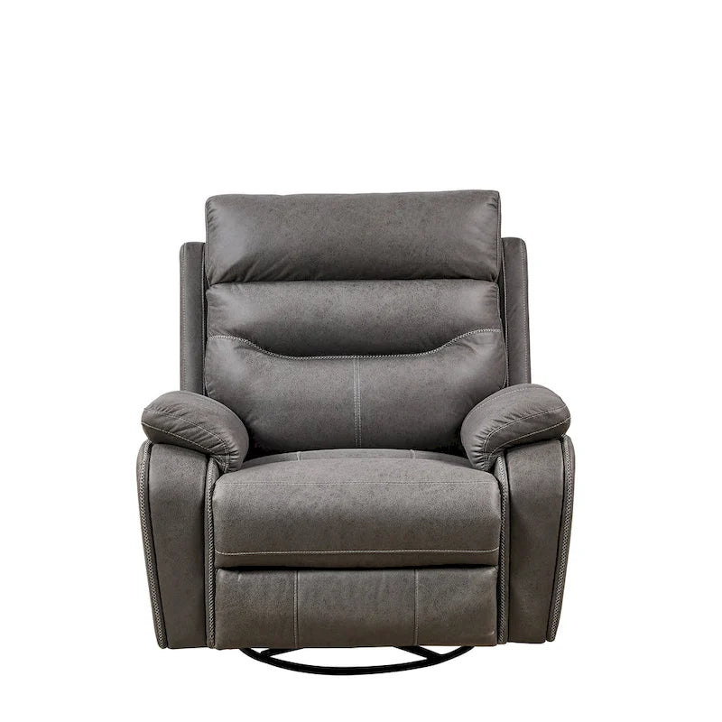 Christopher Knight Home – Fauteuil inclinable pivotant et berçant Liyasi à double moteur OKIN, position infinie, appuie-tête électrique et recharge USB