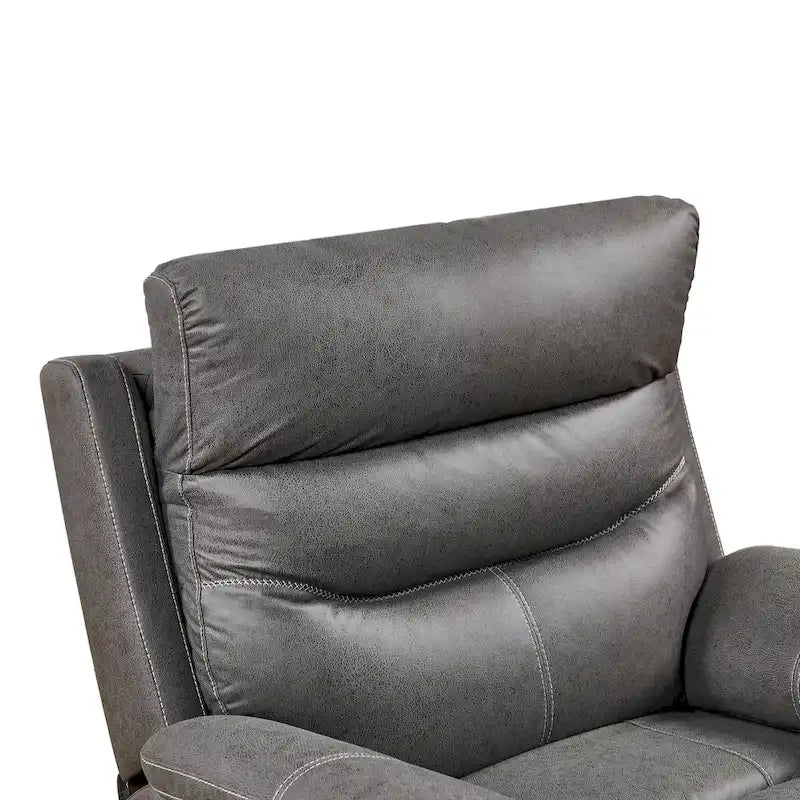 Christopher Knight Home – Fauteuil inclinable pivotant et berçant Liyasi à double moteur OKIN, position infinie, appuie-tête électrique et recharge USB