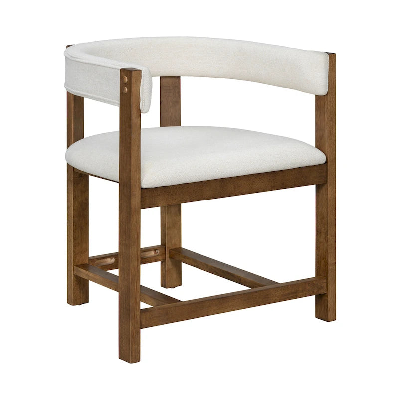 Christopher Knight Home – Eleganter Esszimmer-Armlehnstuhl Bennett mit Fassrücken, 2er-Set