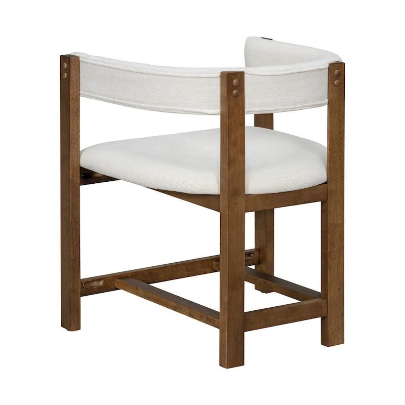 Christopher Knight Home – Eleganter Esszimmer-Armlehnstuhl Bennett mit Fassrücken, 2er-Set