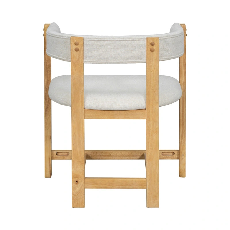 Christopher Knight Home – Eleganter Esszimmer-Armlehnstuhl Bennett mit Fassrücken, 2er-Set