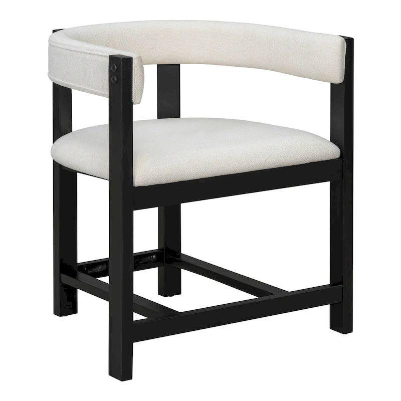 Christopher Knight Home – Eleganter Esszimmer-Armlehnstuhl Bennett mit Fassrücken, 2er-Set