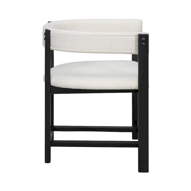 Christopher Knight Home – Eleganter Esszimmer-Armlehnstuhl Bennett mit Fassrücken, 2er-Set