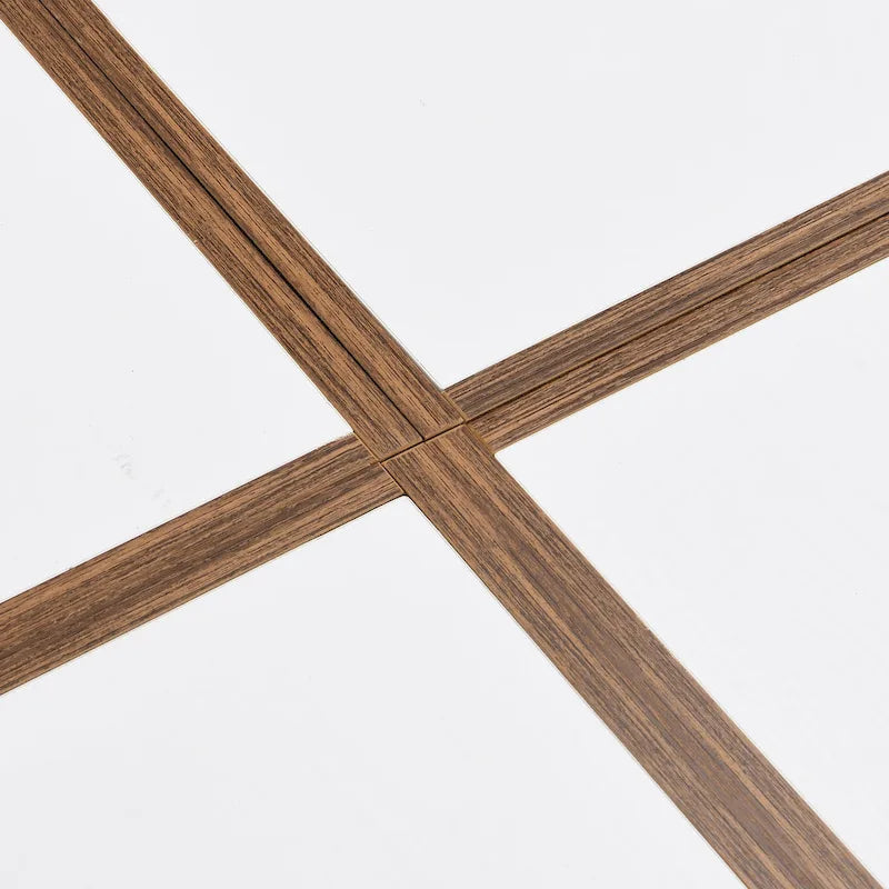 GDFStudio - Table basse ronde industrielle Mason de 4 pièces avec rangement à 2 niveaux