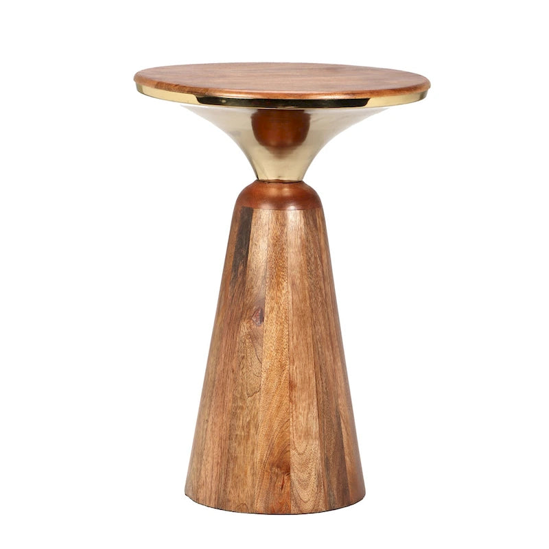 Table d’appoint en bois de manguier et métal Christopher Knight Home