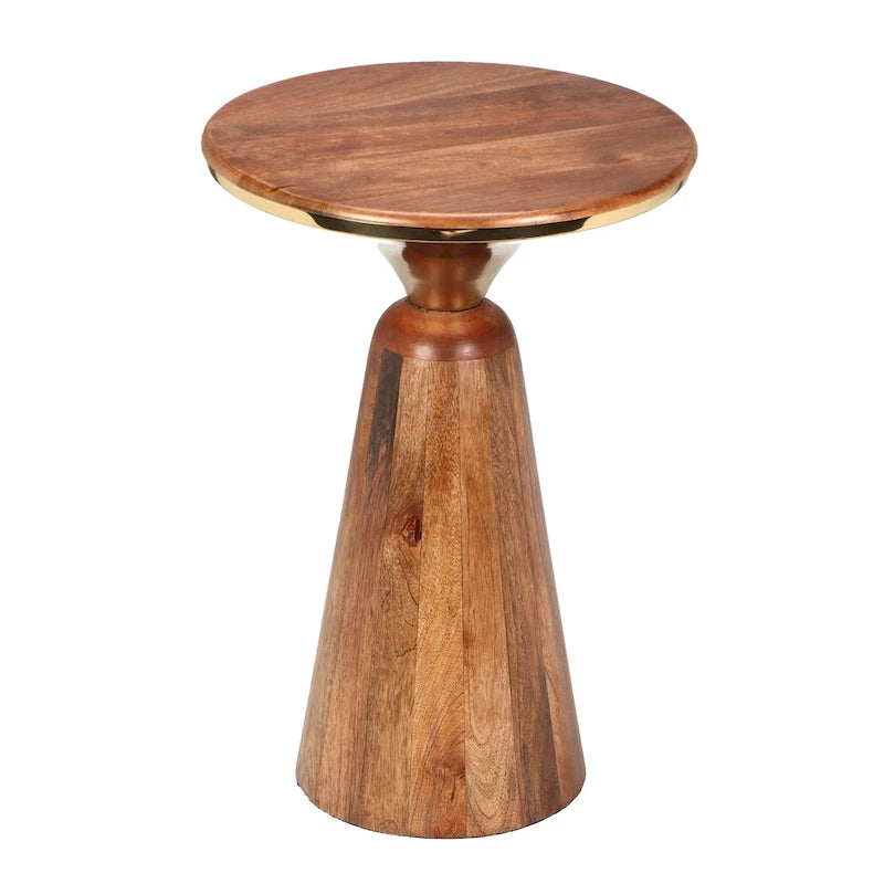 Table d’appoint en bois de manguier et métal Christopher Knight Home