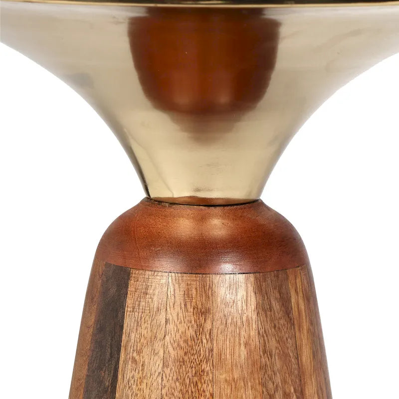 Table d’appoint en bois de manguier et métal Christopher Knight Home