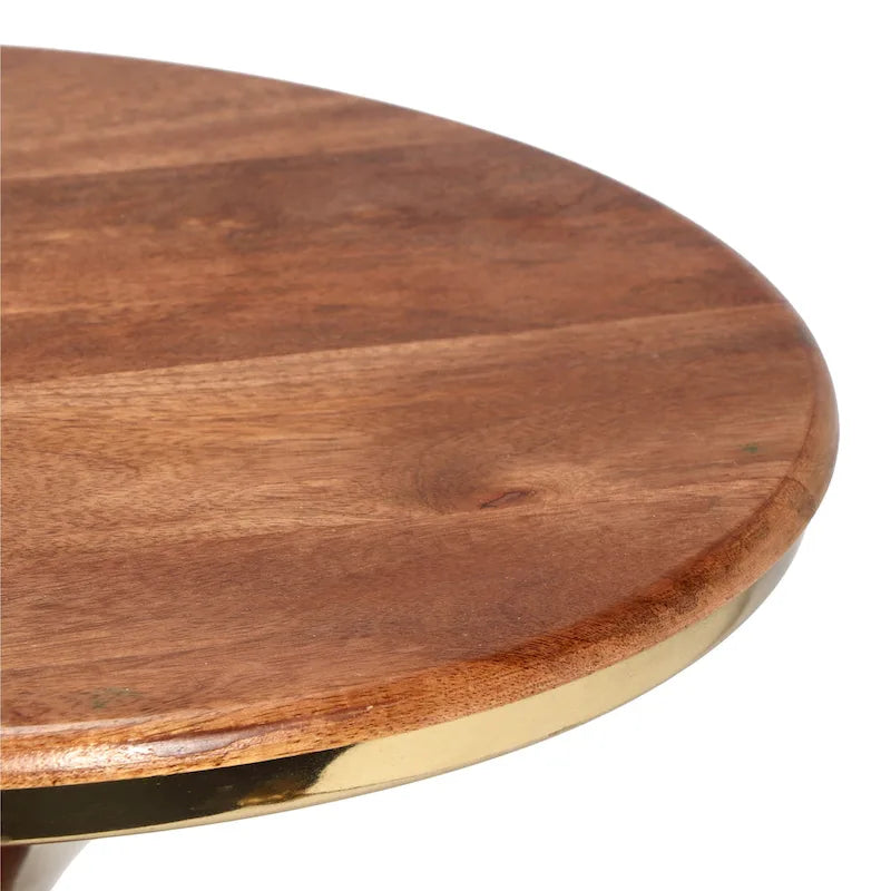 Table d’appoint en bois de manguier et métal Christopher Knight Home